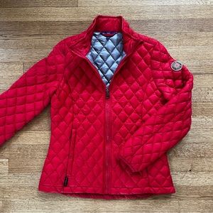 Madden Girl Quilted Red Coat